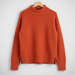 Eileen Fisher Red Cowl Neck Sweater - Size Small